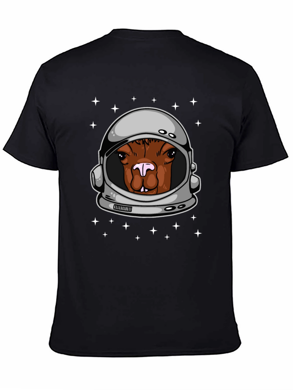 Astronaut Alpaca Graphic Tee - Space Humor T-Shirt