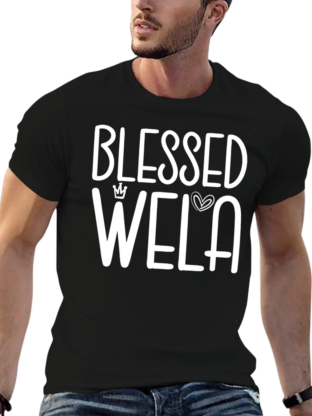 Blessed Wela T-Shirt - Stylish Graphic Tee