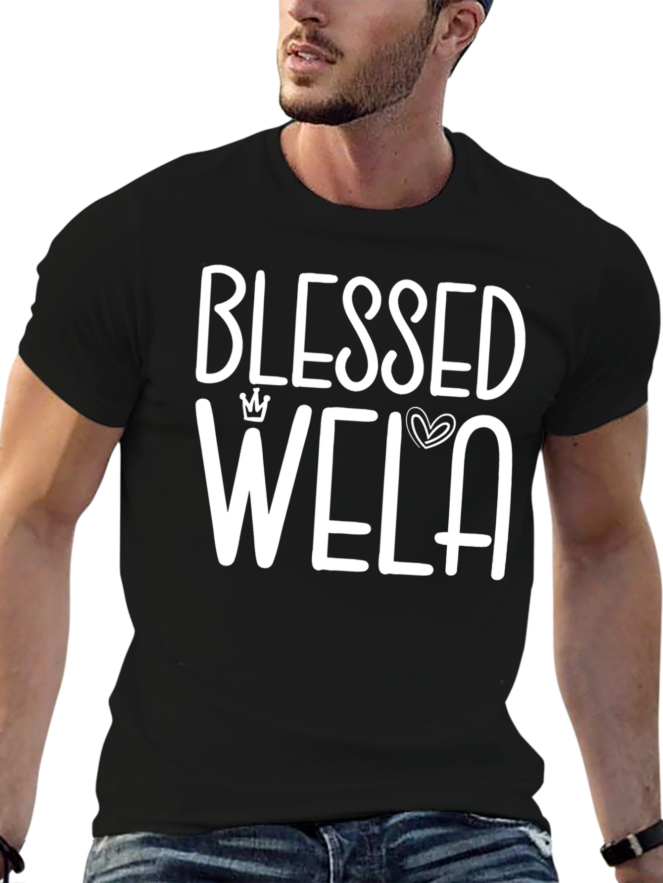 Blessed Wela T-Shirt - Stylish Graphic Tee