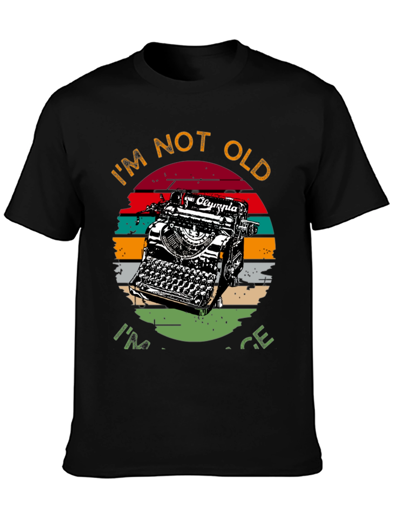 Vintage Typewriter Graphic T-Shirt