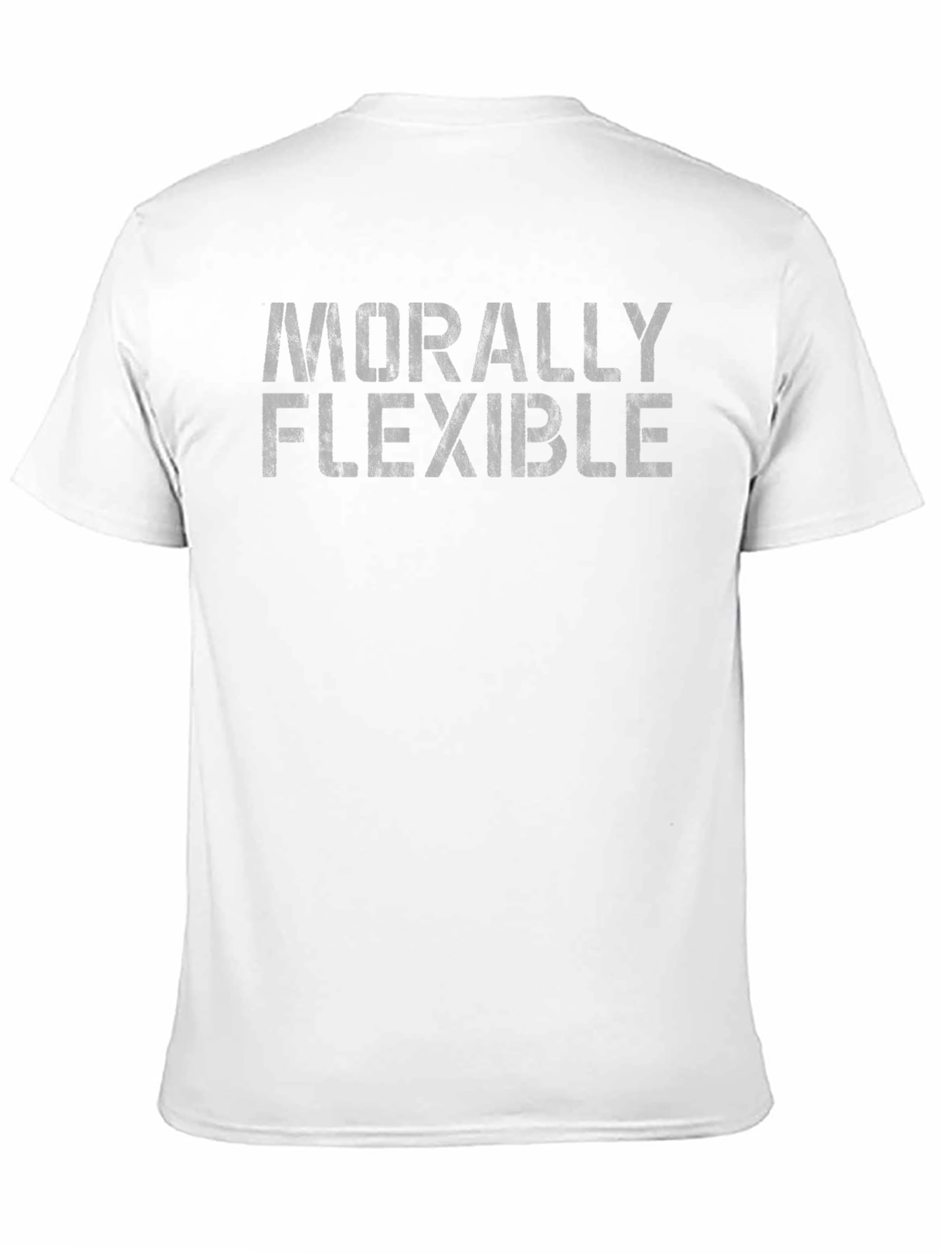 Morally Flexible Graphic T-Shirt - Black