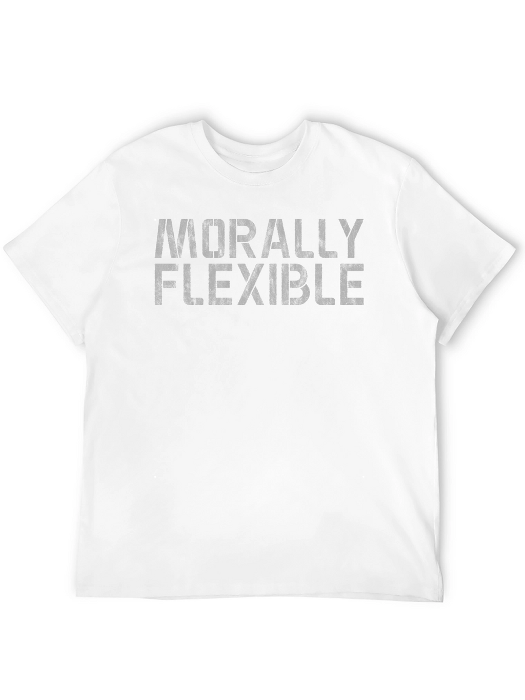 Morally Flexible Graphic T-Shirt - Black