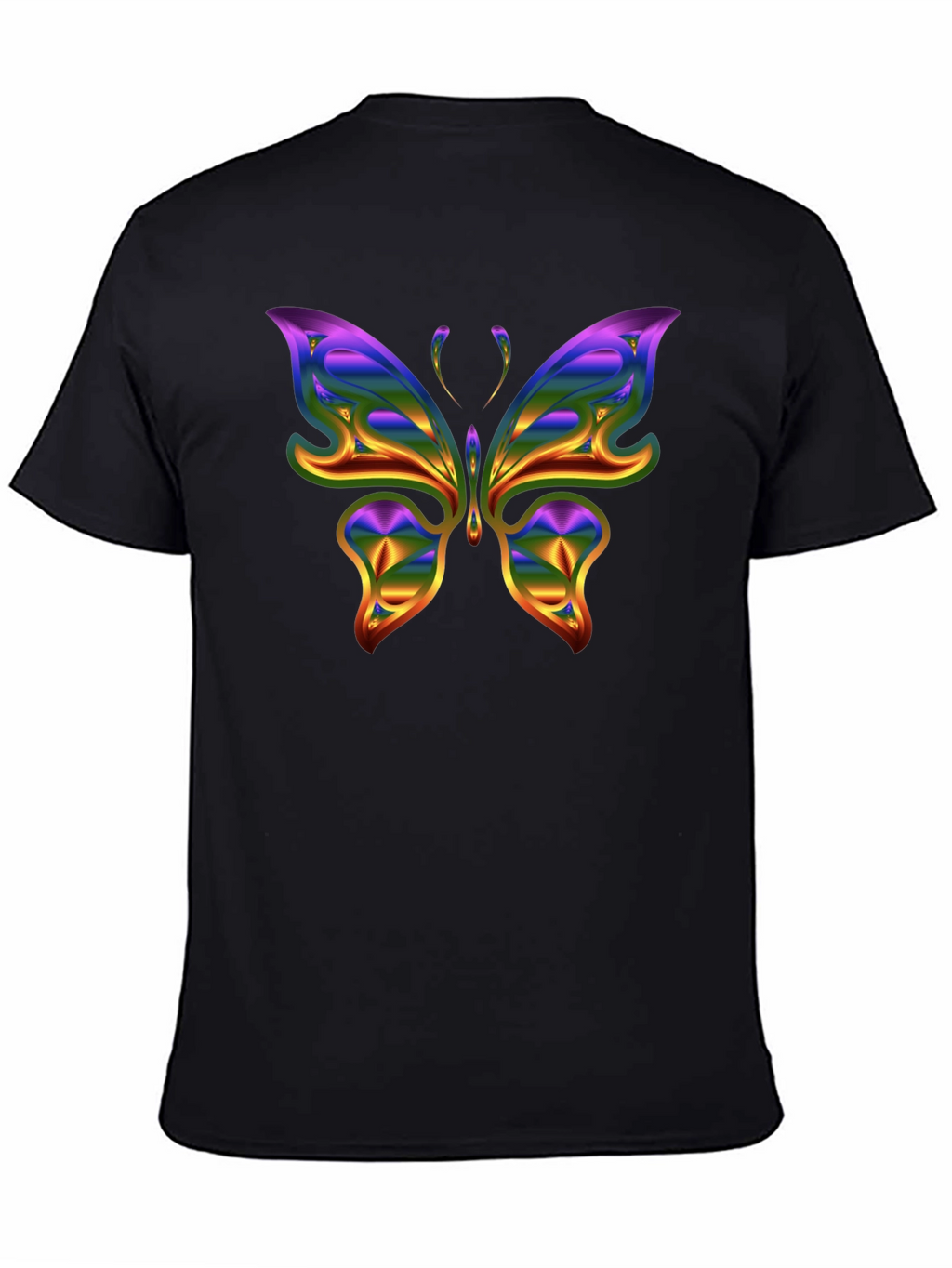 Butterfly Graphic Tee - Black Unisex Shirt