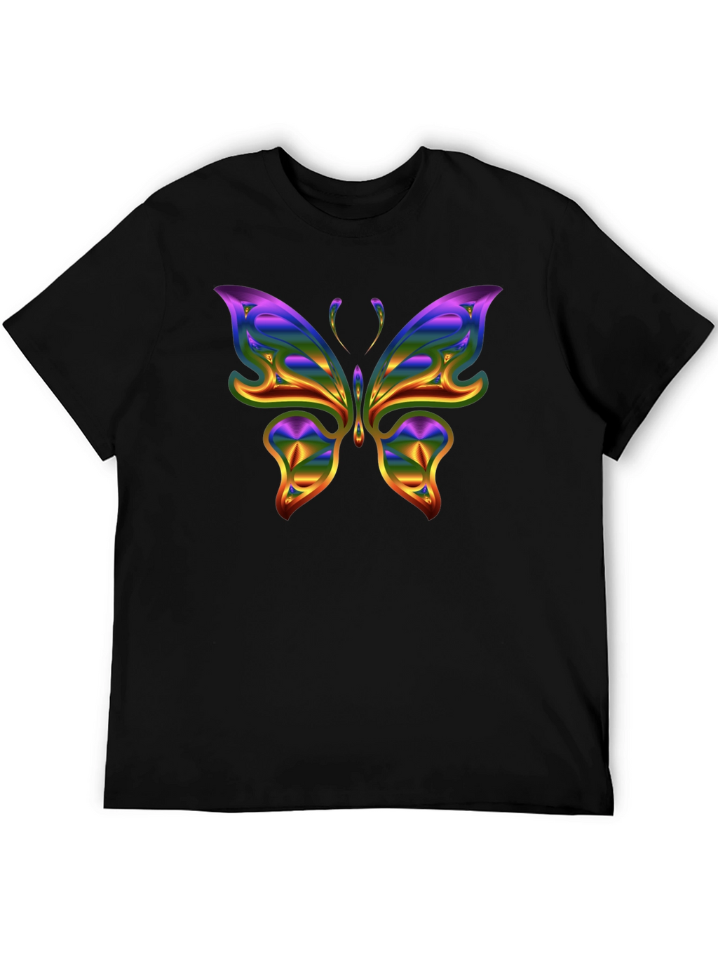 Butterfly Graphic Tee - Black Unisex Shirt