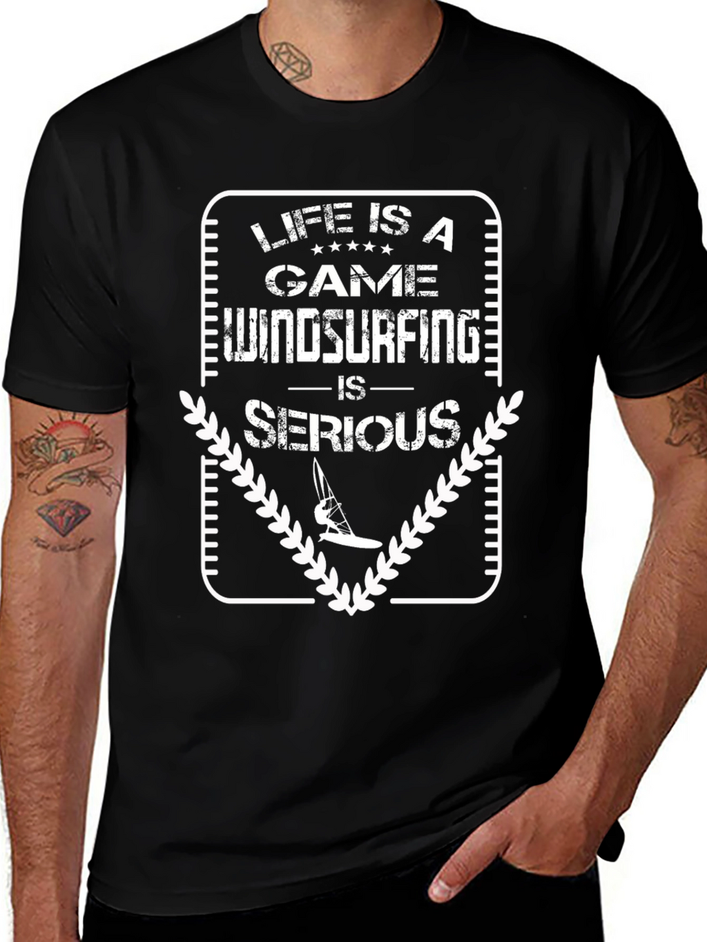 Life is a Game Windsurfing T-Shirt