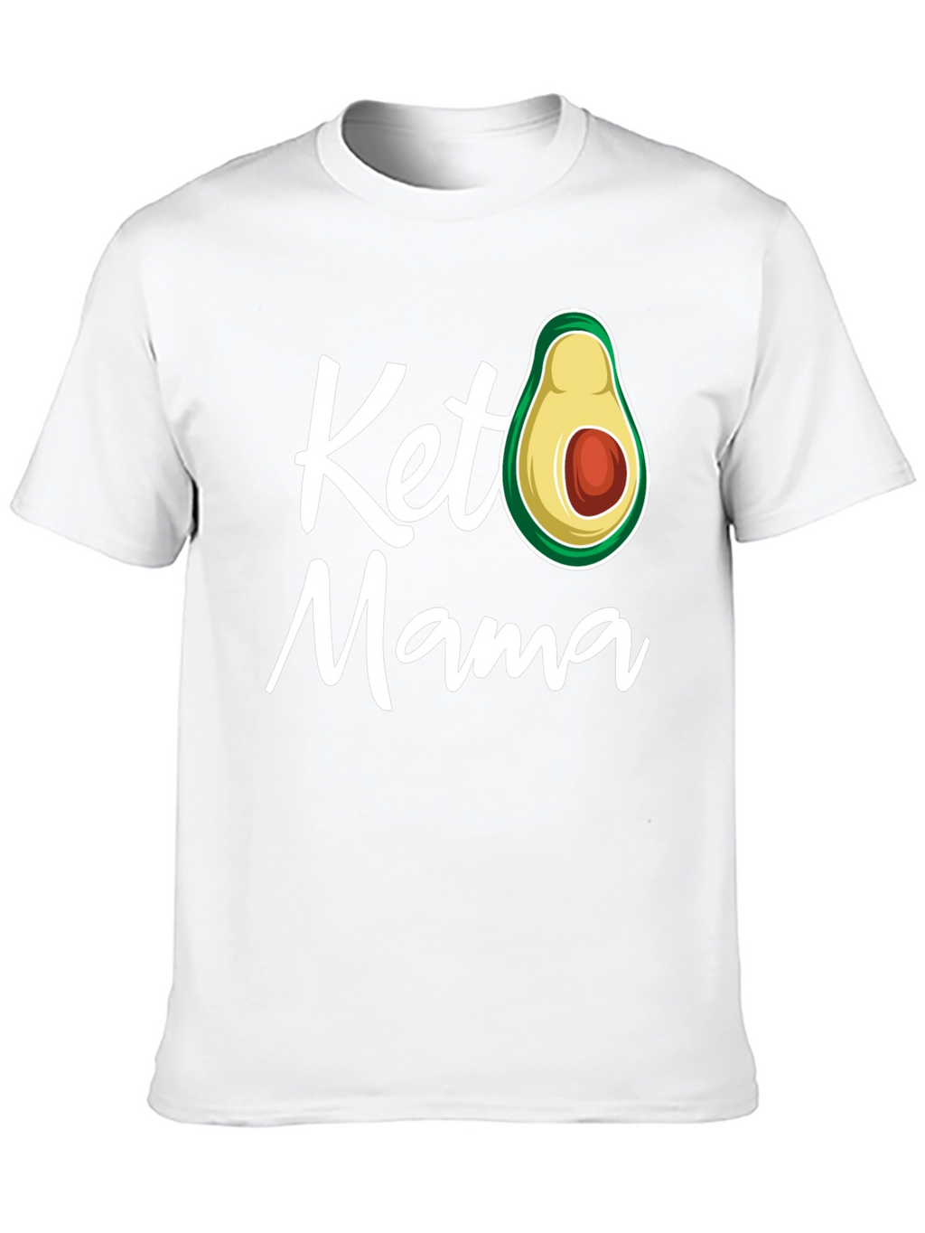 Keto Mama Avocado Graphic T-Shirt