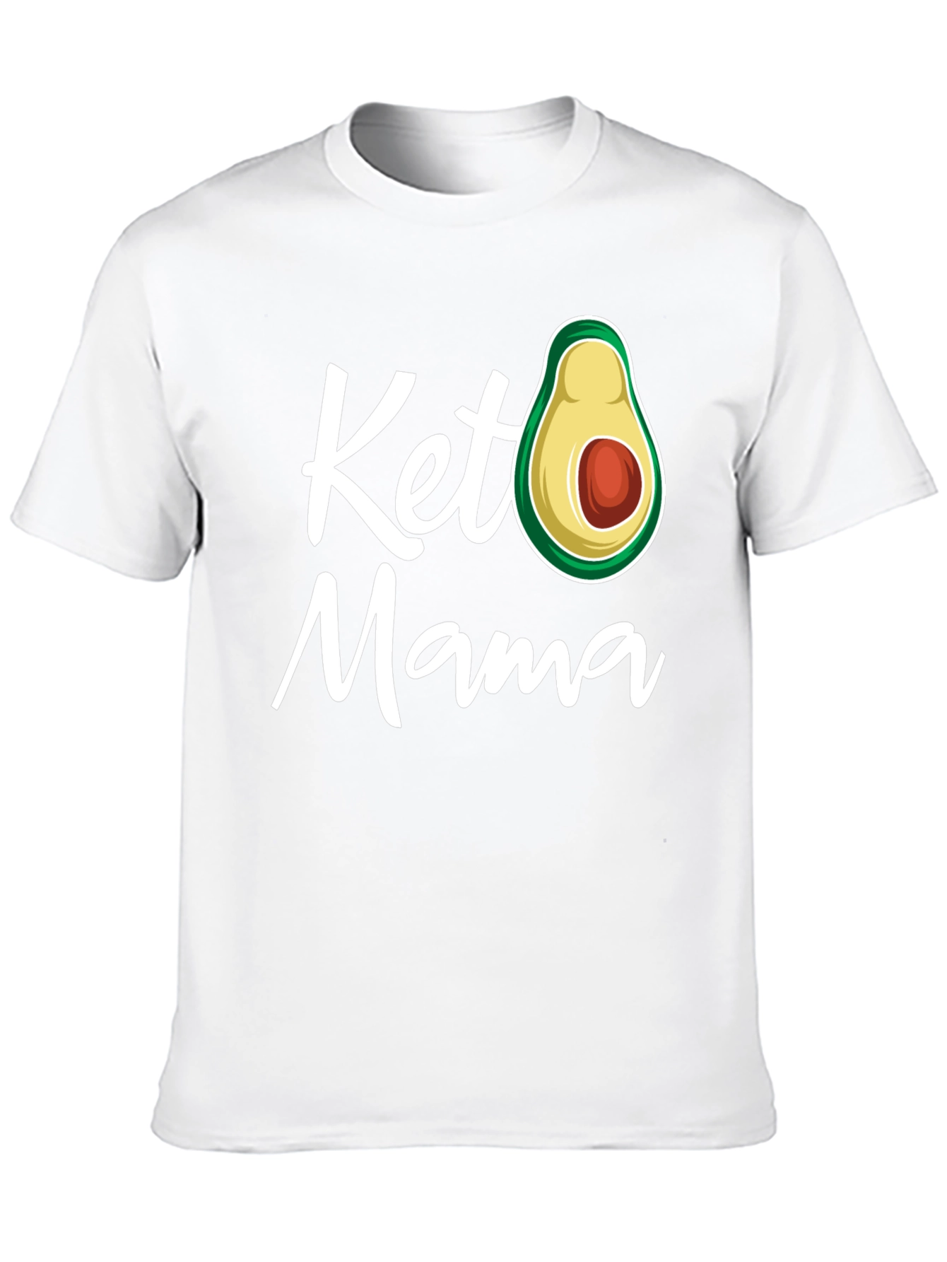Keto Mama Avocado Graphic T-Shirt