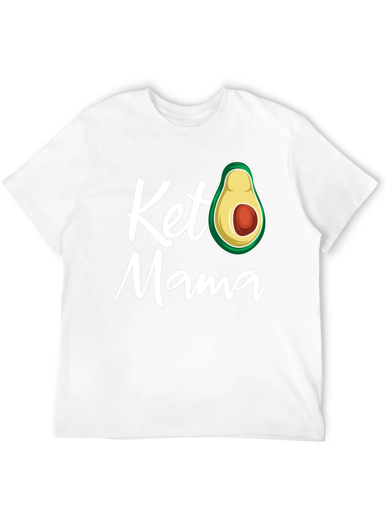 Keto Mama Avocado Graphic T-Shirt
