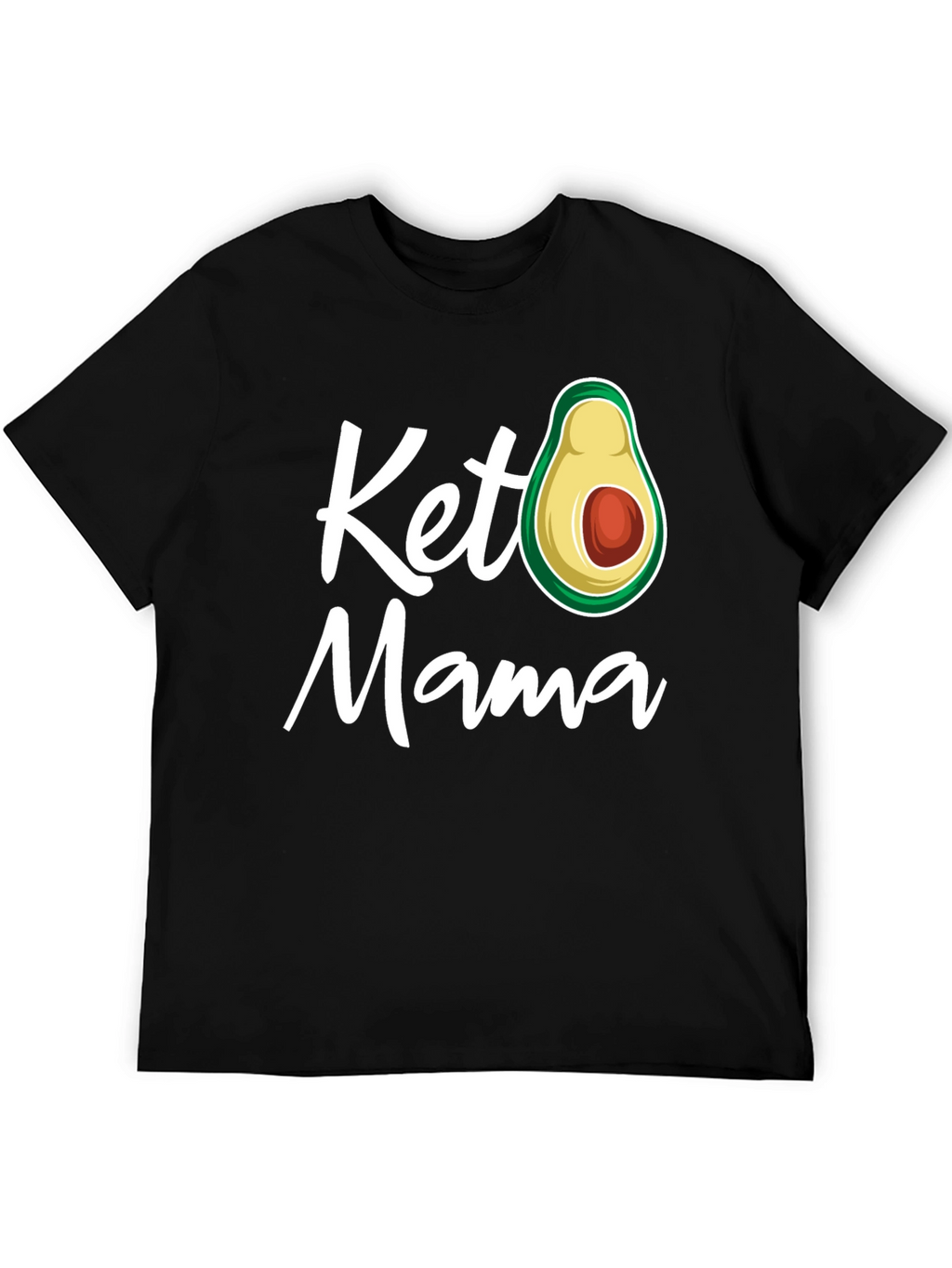 Keto Mama Avocado Graphic T-Shirt