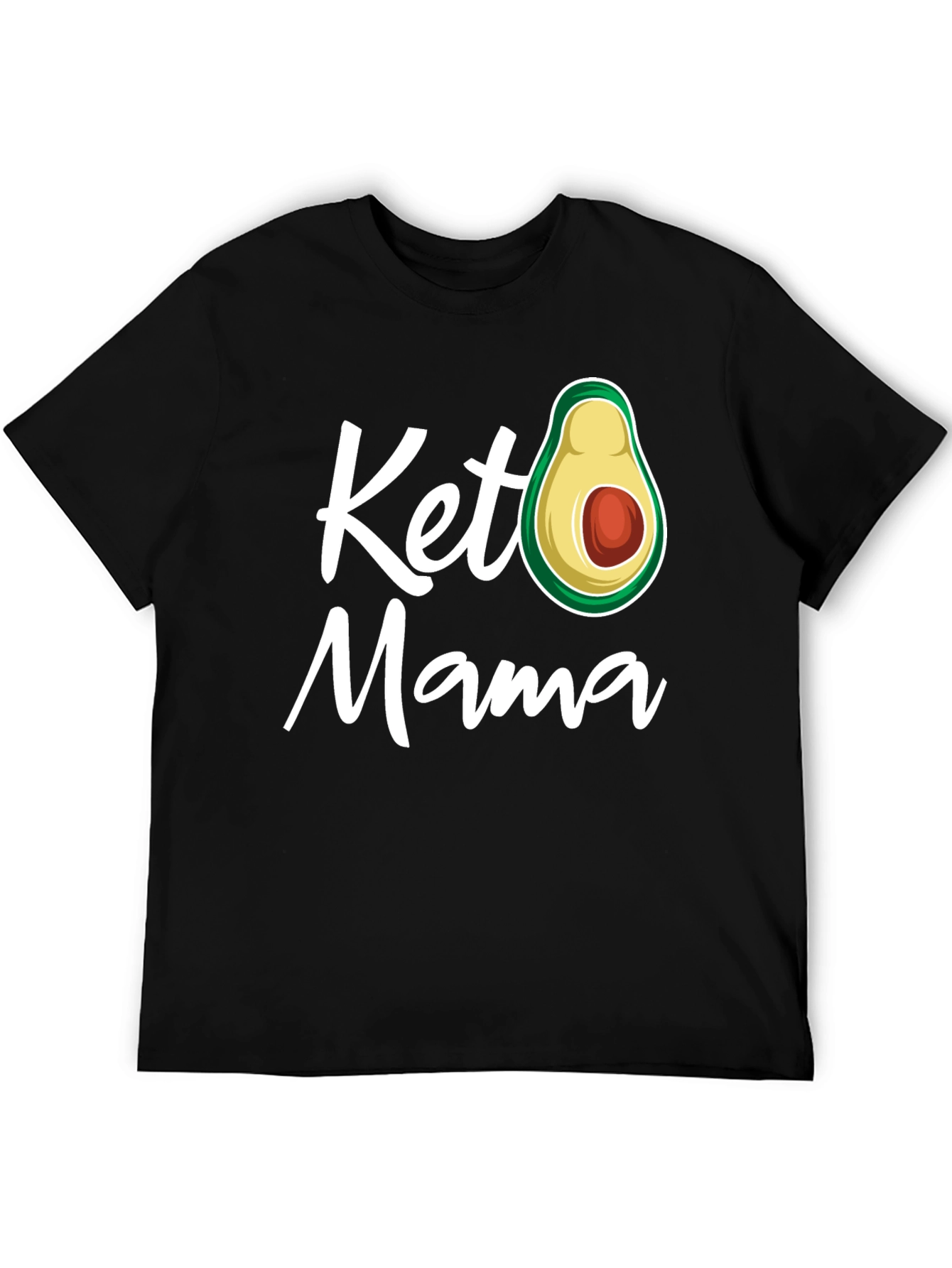 Keto Mama Avocado Graphic T-Shirt