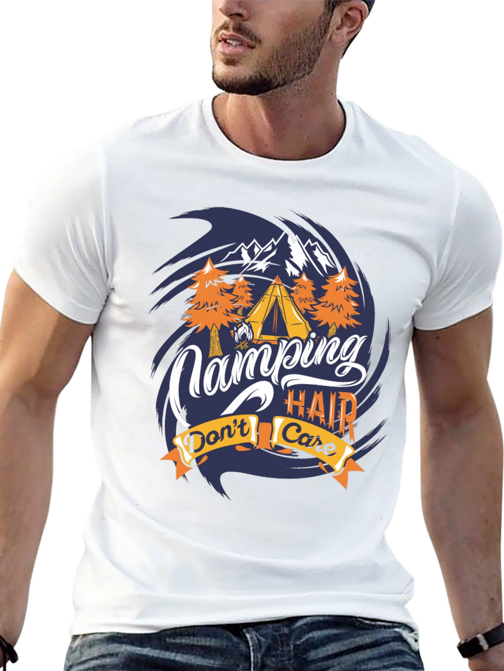Camping Hair Dont Care T-Shirt