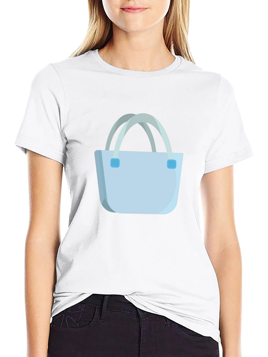 Modern Tote Bag Graphic T-Shirt