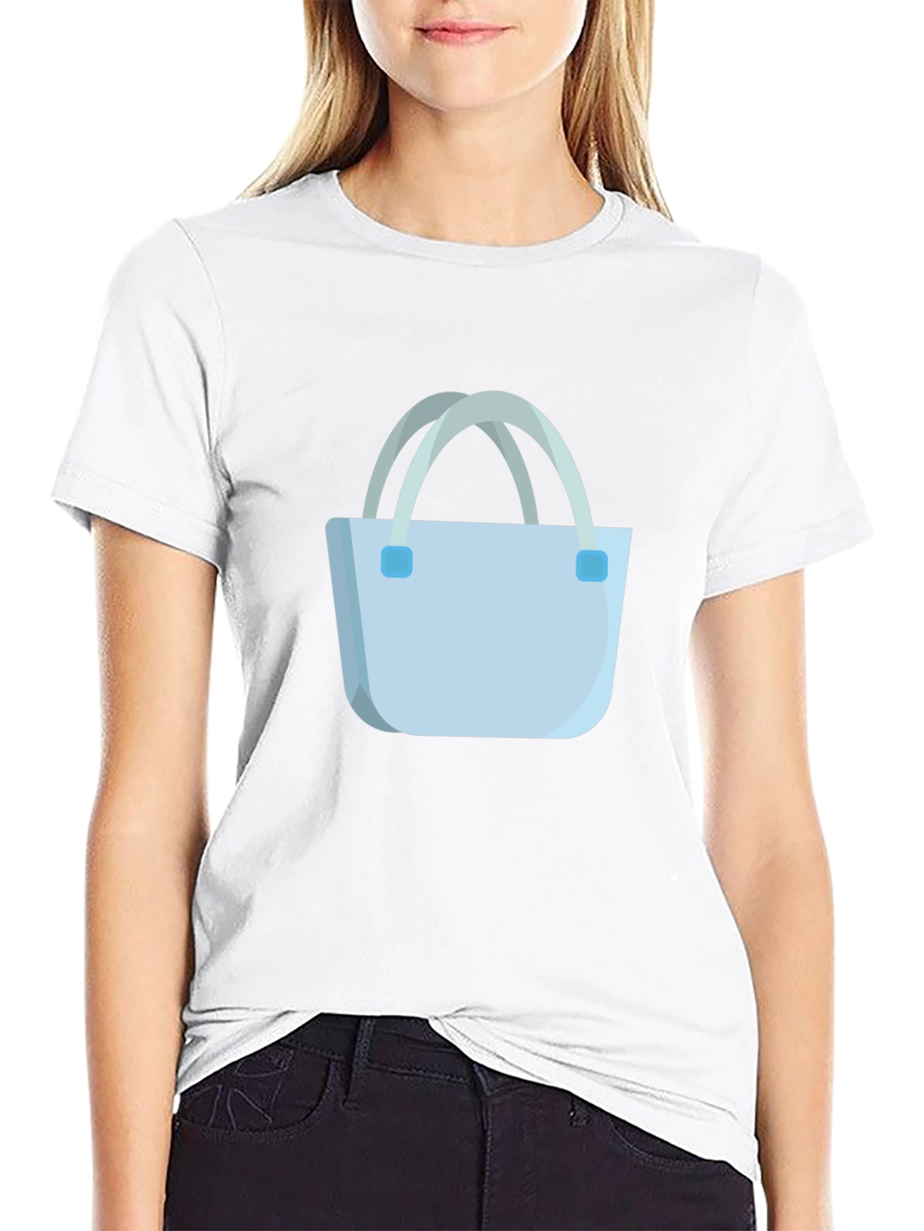 Modern Tote Bag Graphic T-Shirt