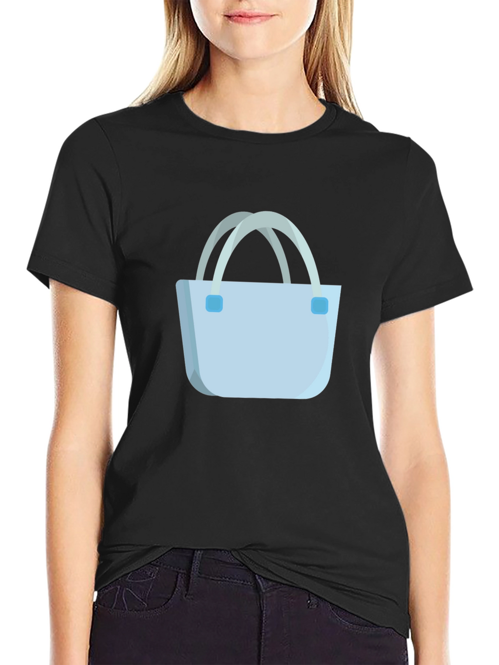 Modern Tote Bag Graphic T-Shirt