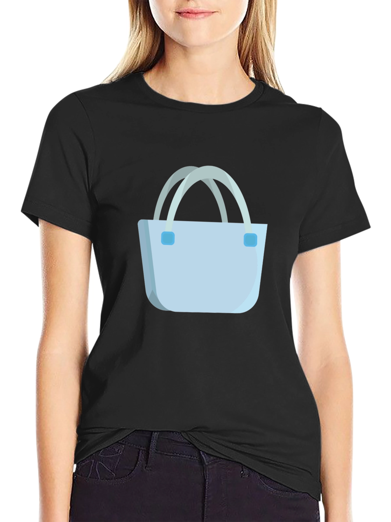 Modern Tote Bag Graphic T-Shirt