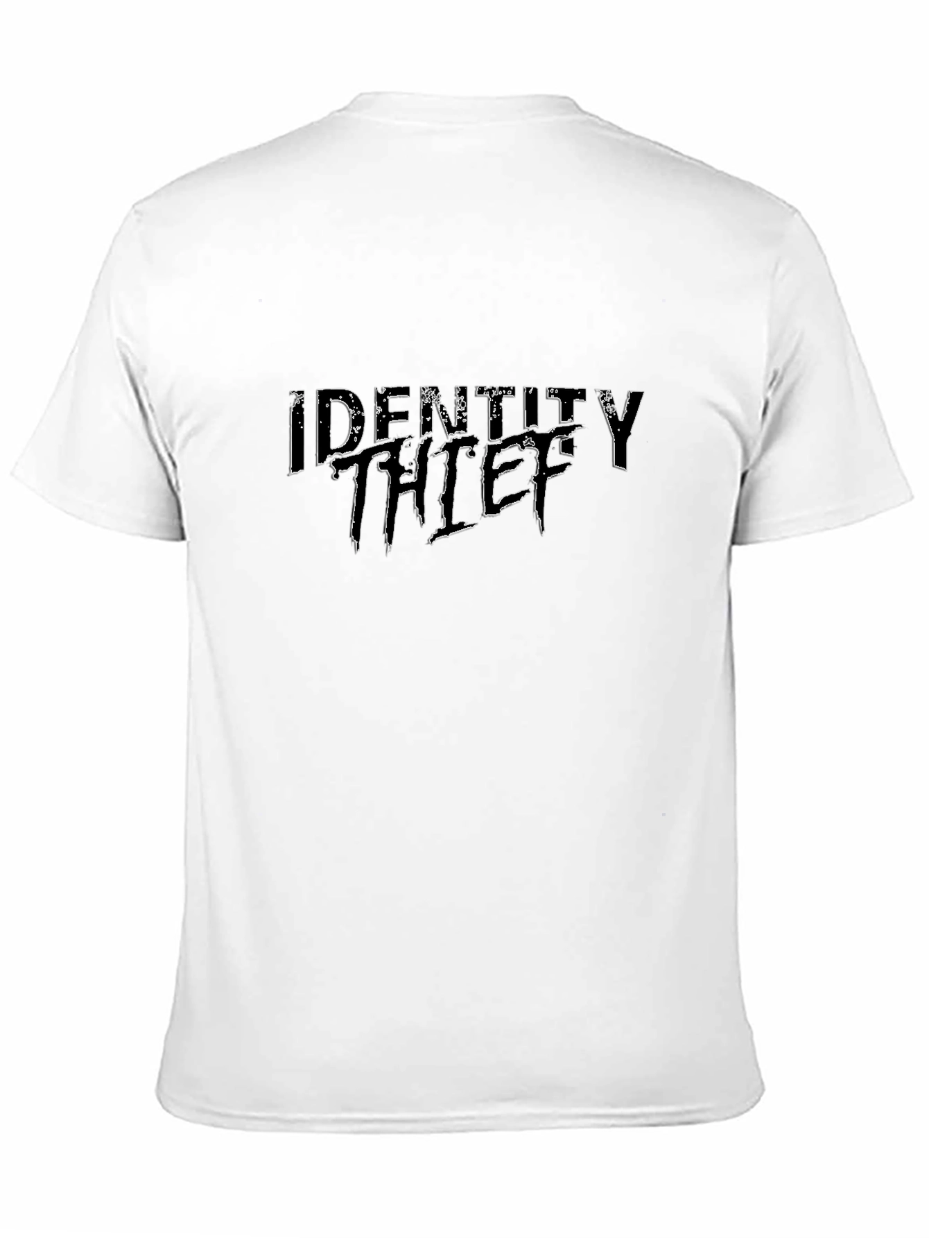 Identity Thief Black Graphic Tee - Bold Statement Style