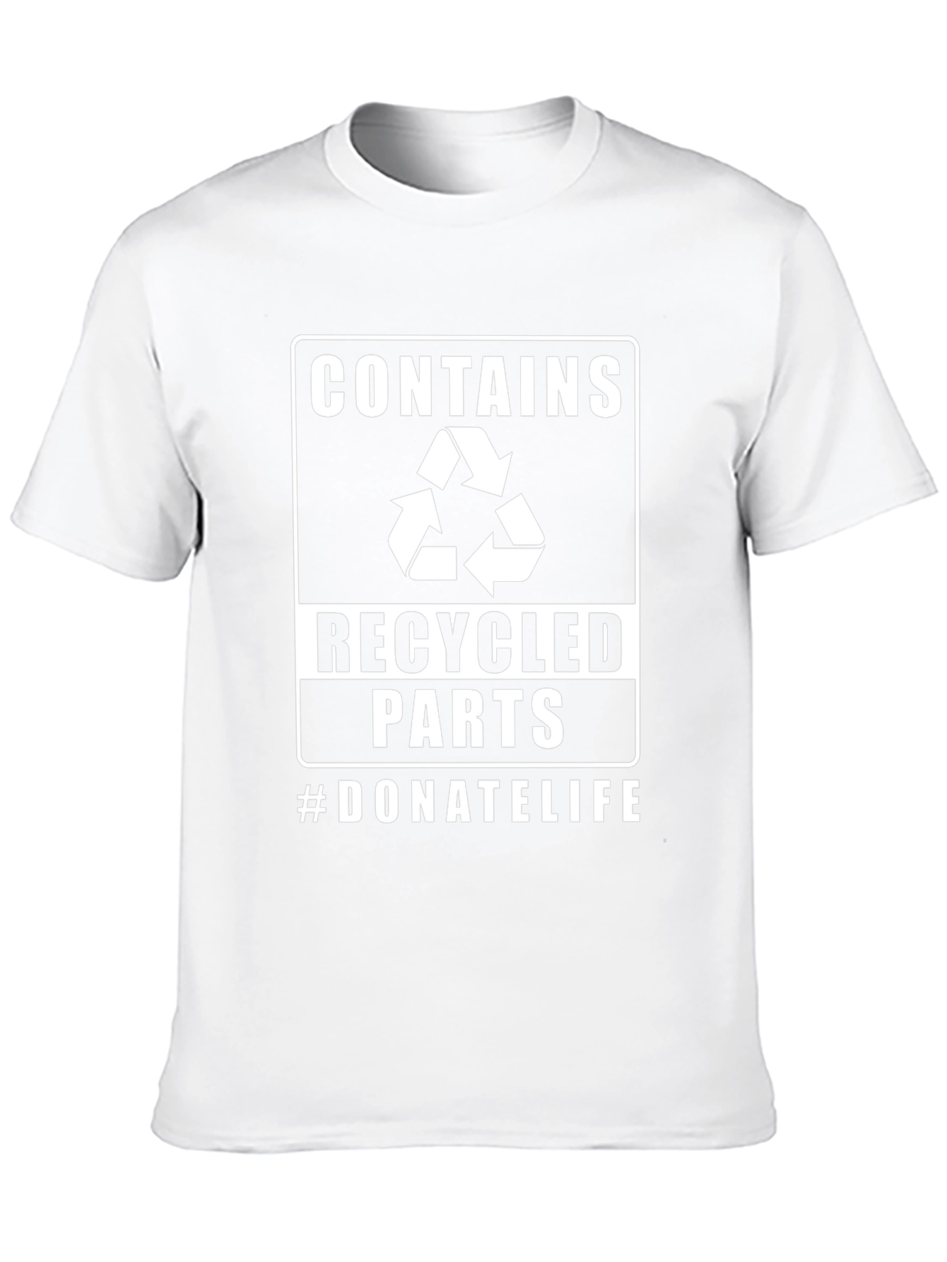 Contains Recycled Parts Donate Life T-Shirt