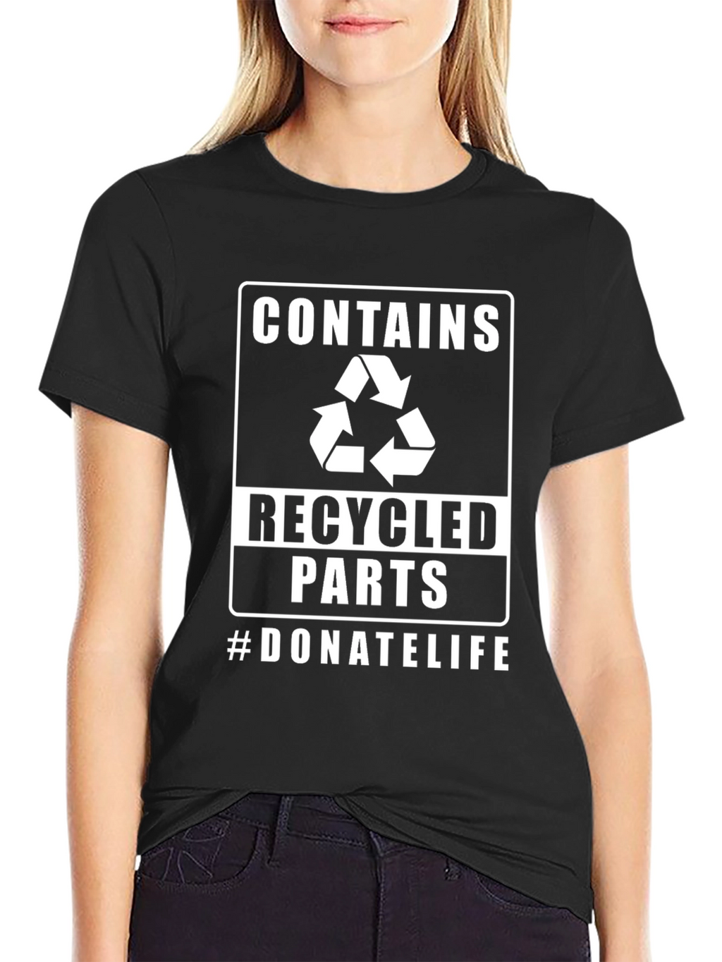 Contains Recycled Parts Donate Life T-Shirt