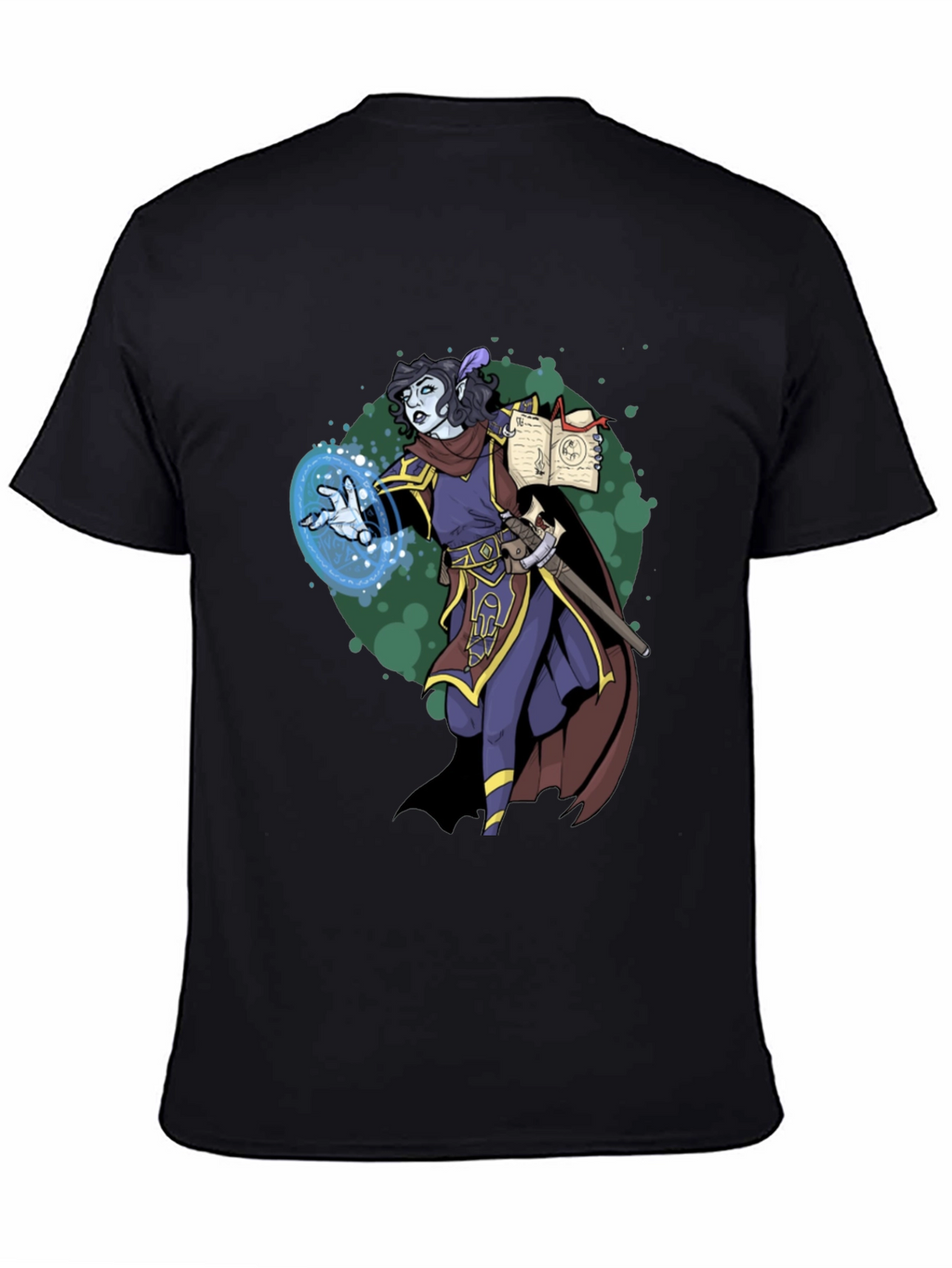 Wizard Character Graphic T-Shirt