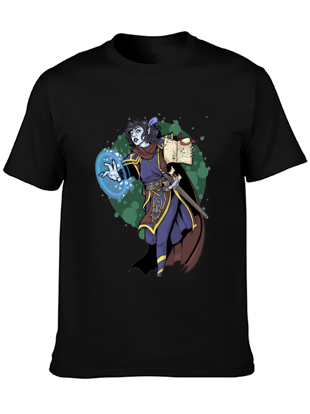 Wizard Character Graphic T-Shirt