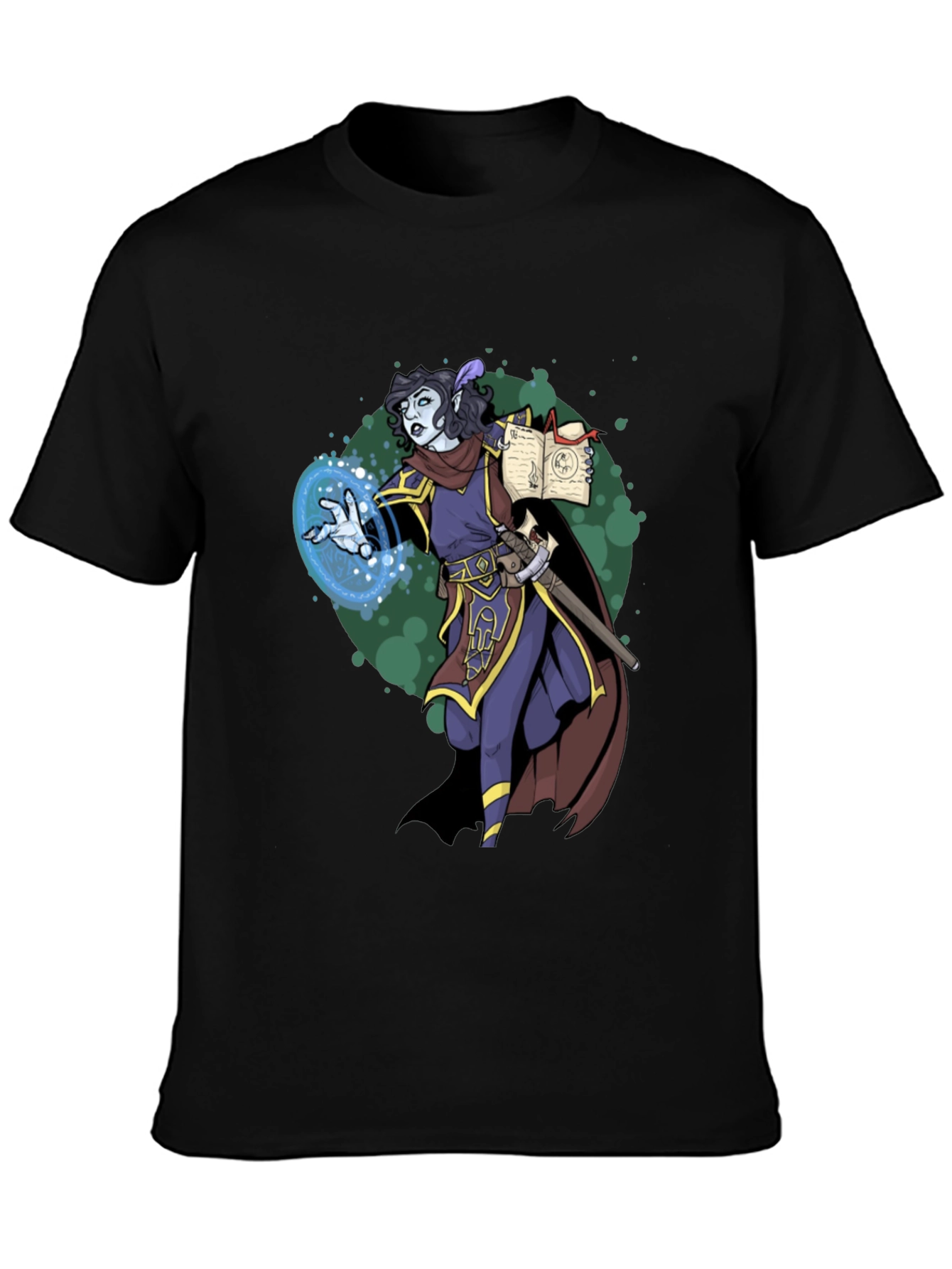 Wizard Character Graphic T-Shirt