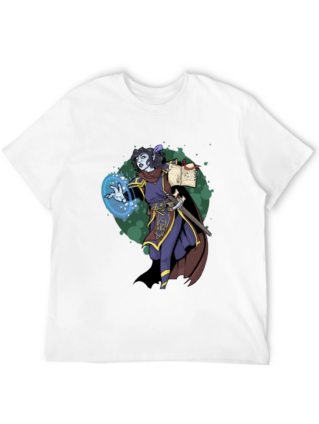 Wizard Character Graphic T-Shirt
