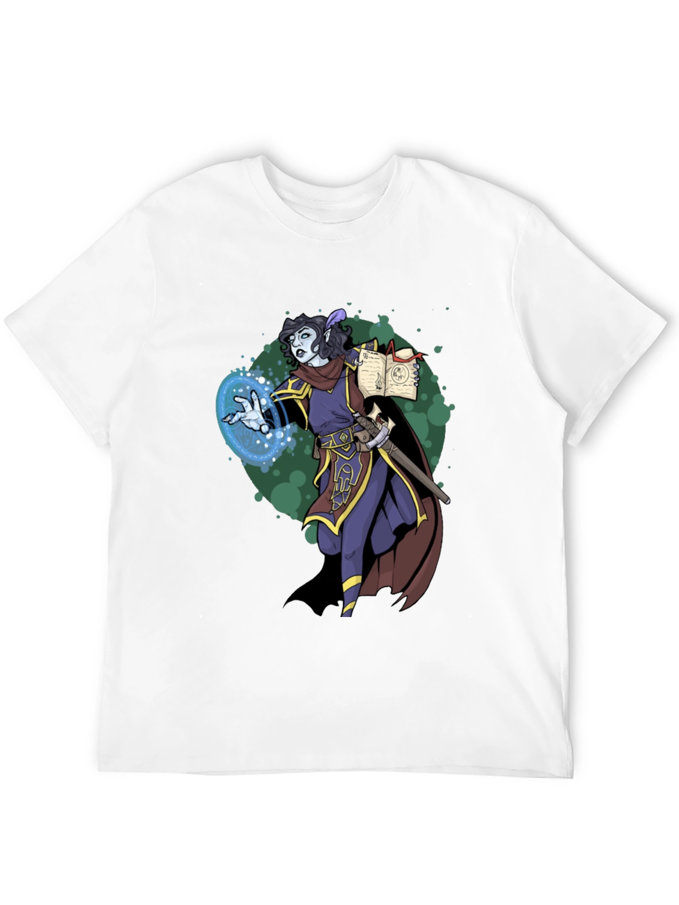 Wizard Character Graphic T-Shirt