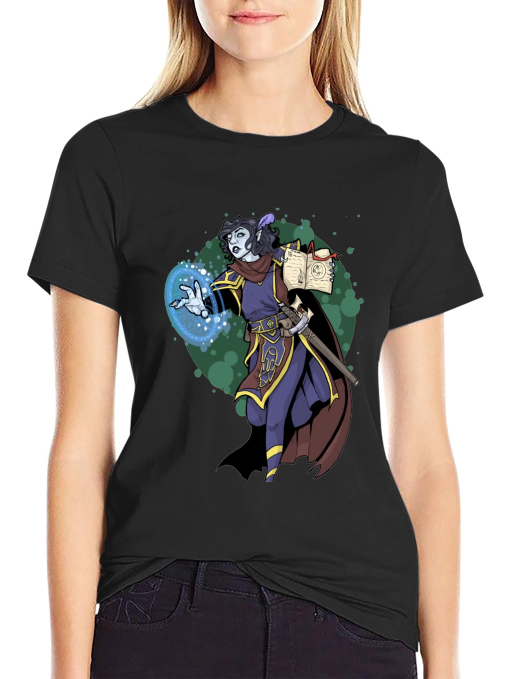 Wizard Character Graphic T-Shirt