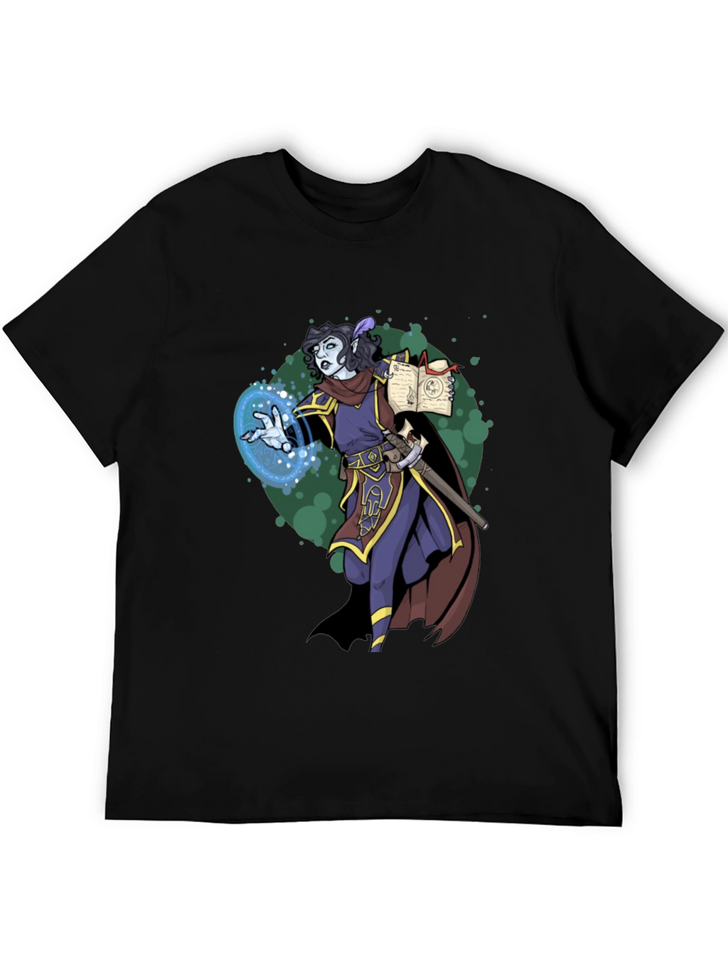 Wizard Character Graphic T-Shirt