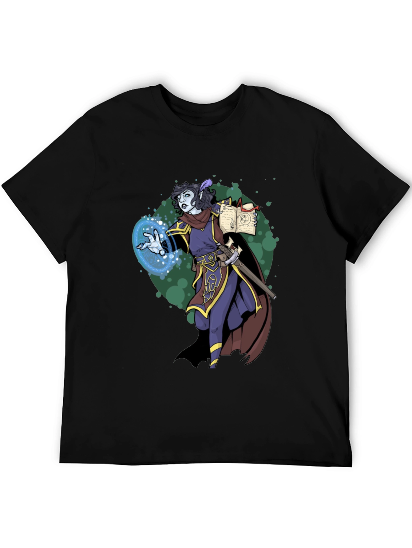 Wizard Character Graphic T-Shirt