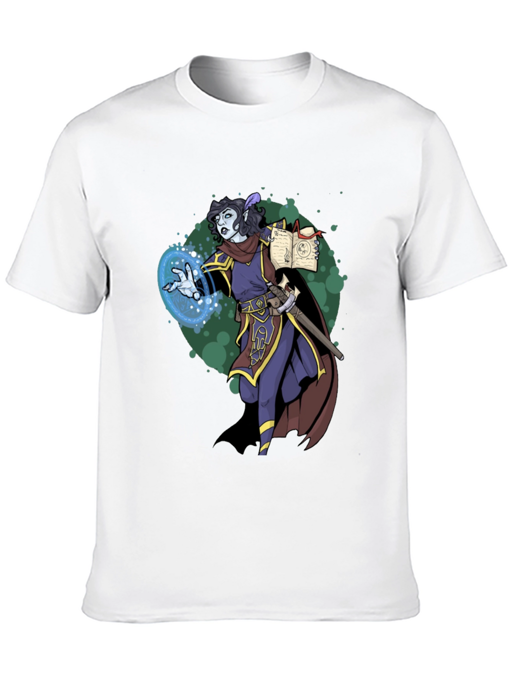 Wizard Character Graphic T-Shirt