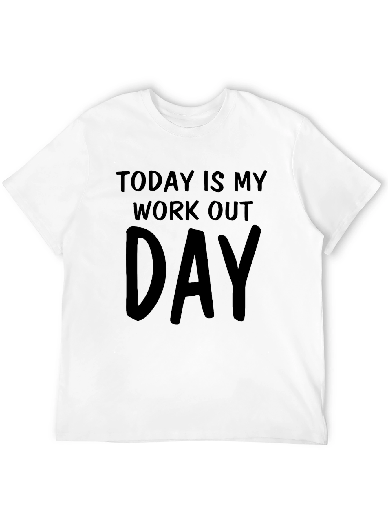 Workout Day Black T-Shirt