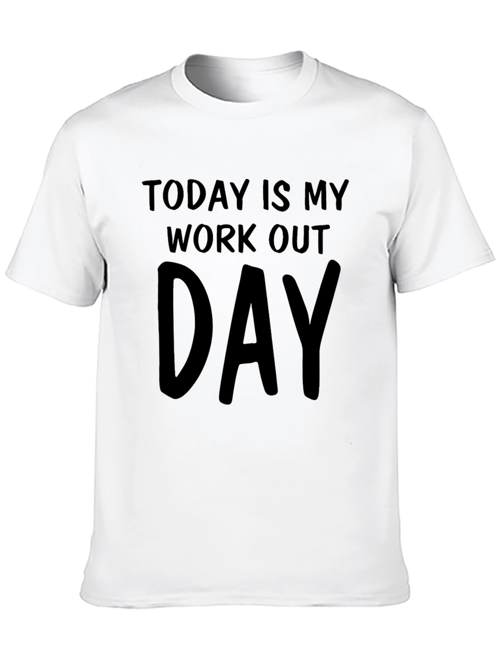 Workout Day Black T-Shirt