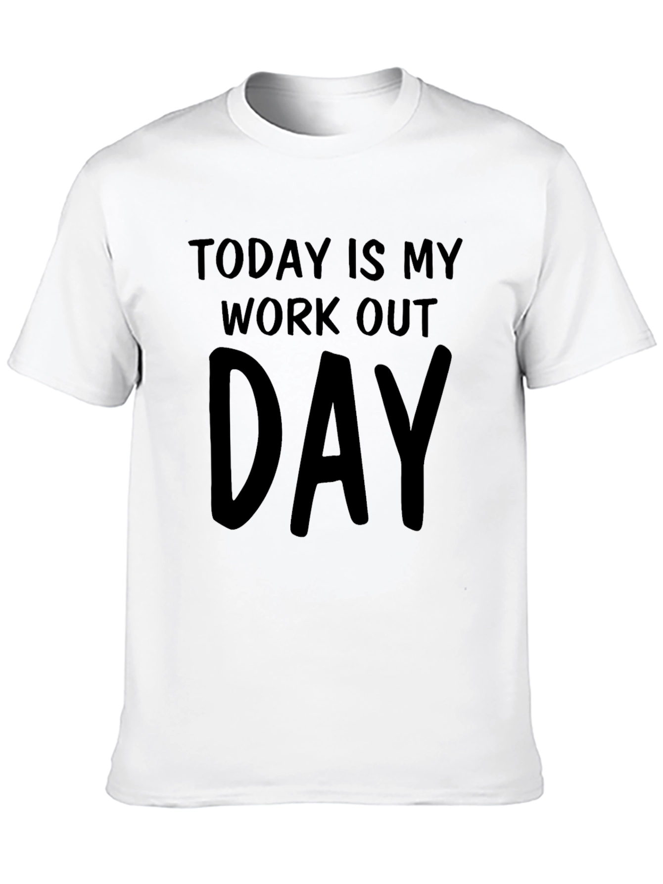 Workout Day Black T-Shirt