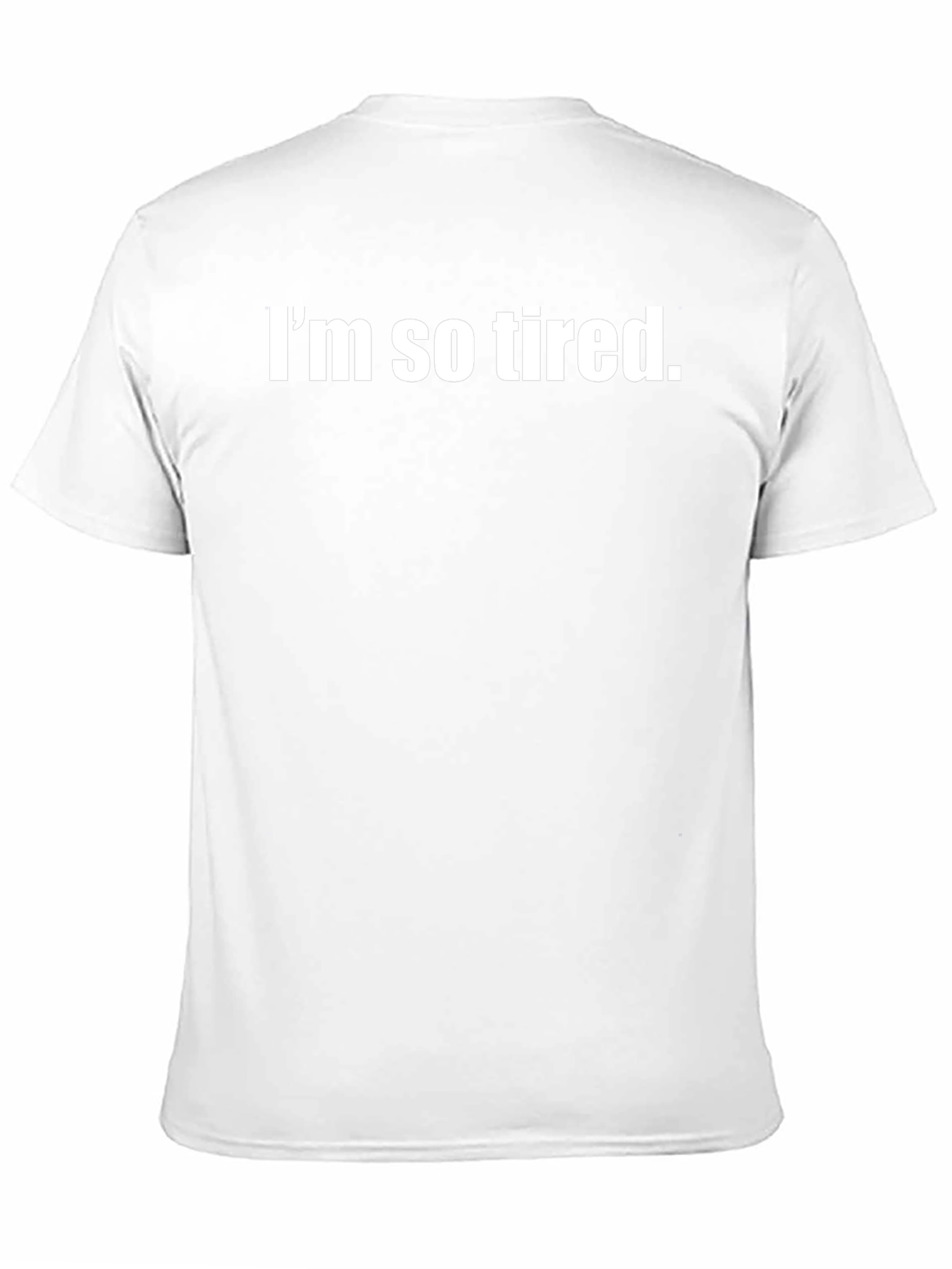 Im So Tired Black Graphic Tee