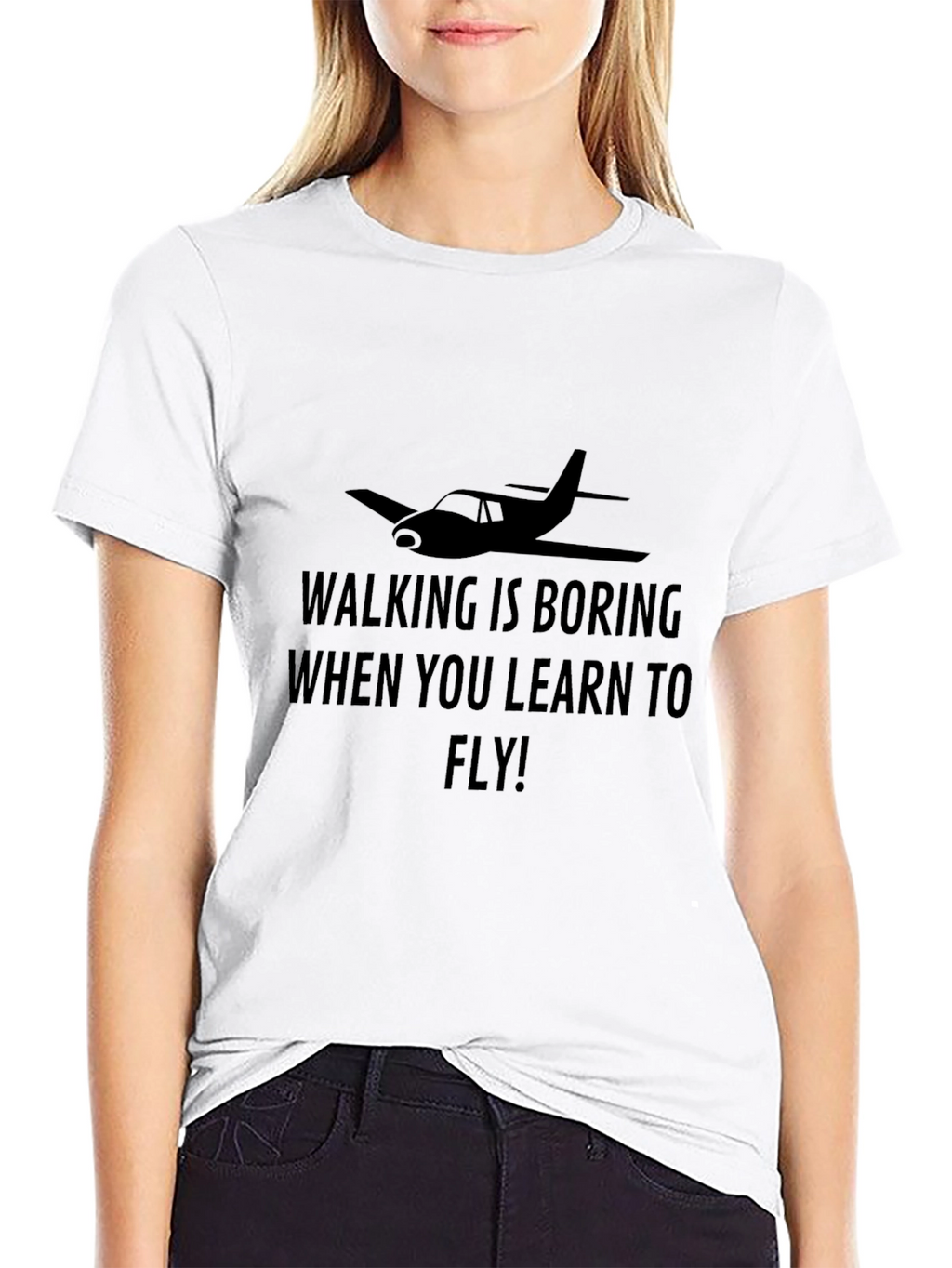 Walking Is Boring Flying T-Shirt