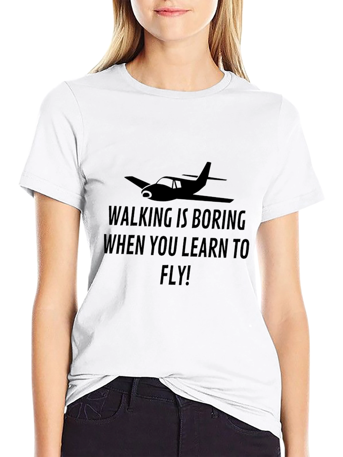 Walking Is Boring Flying T-Shirt