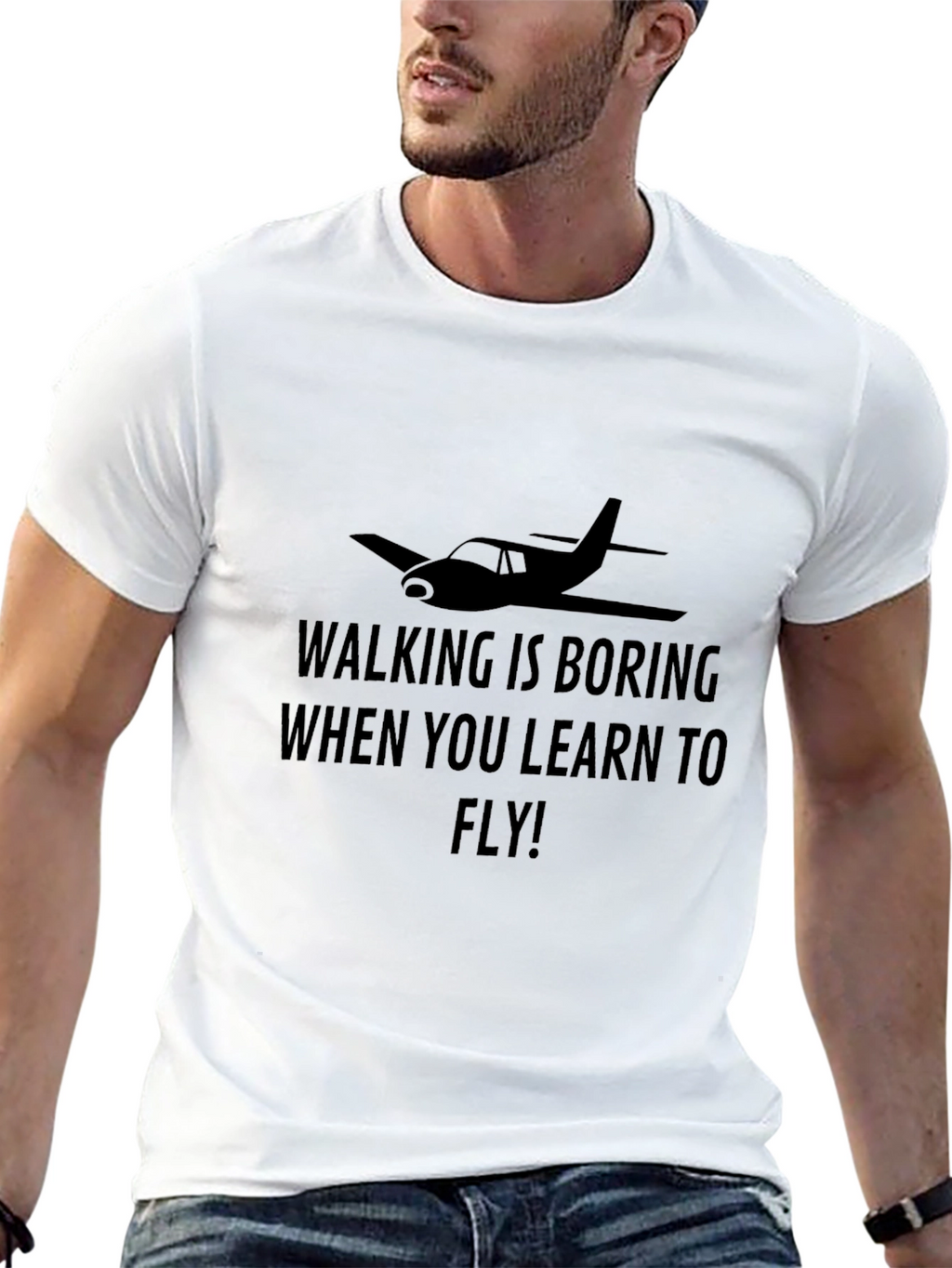 Walking Is Boring Flying T-Shirt
