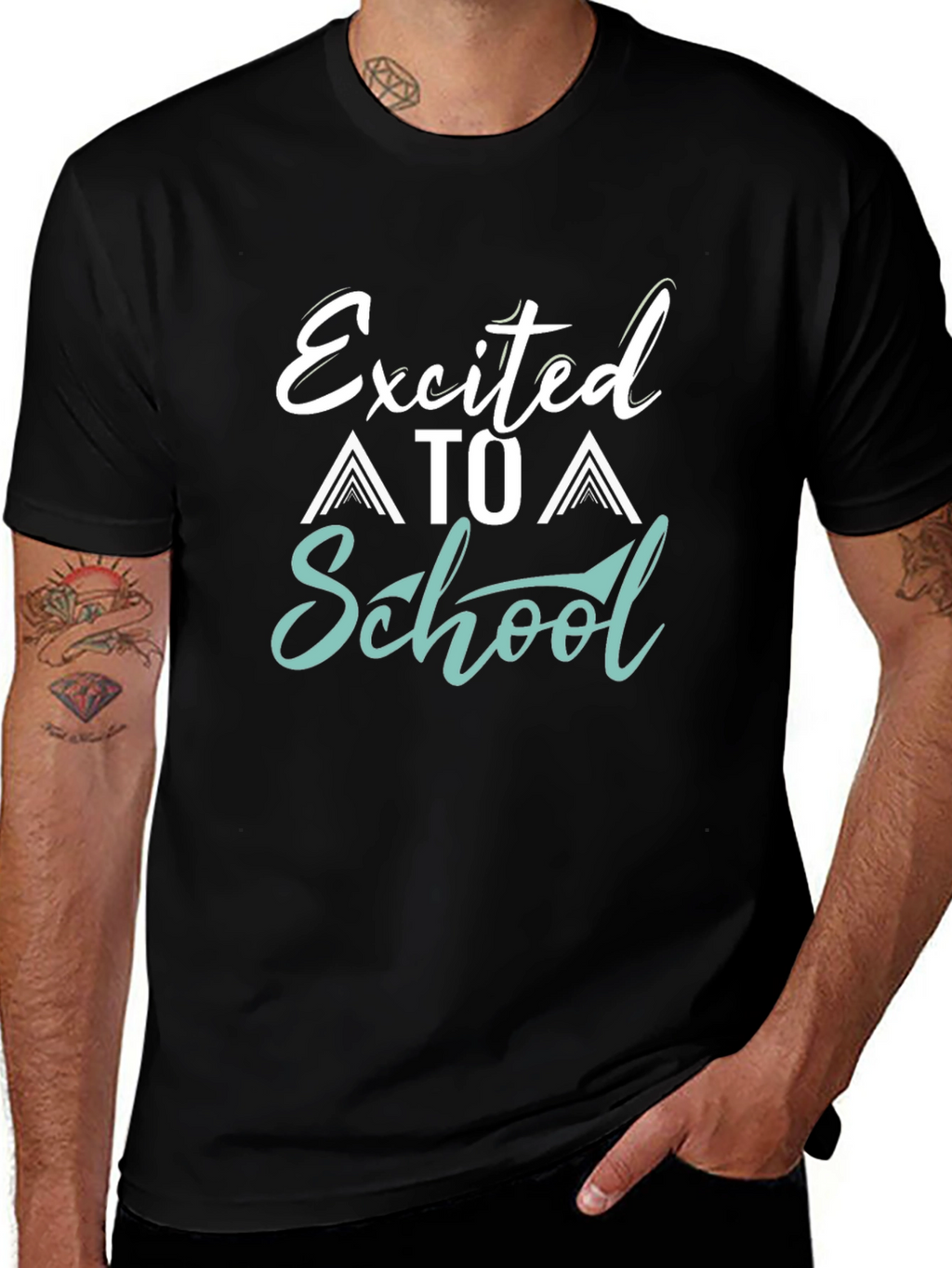 Excited to School Graphic Tee