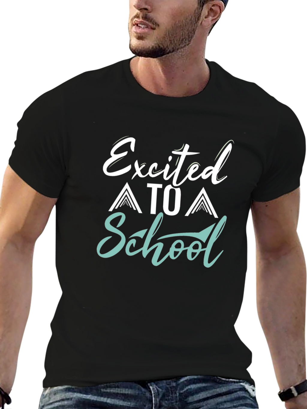 Excited to School Graphic Tee