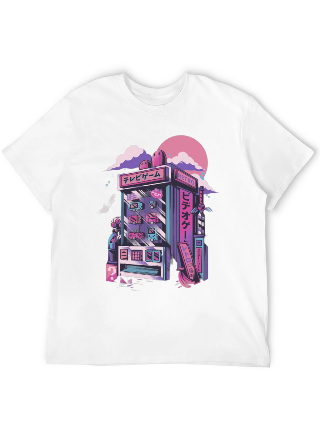 Retro Arcade T-Shirt - Gamer Style Tee