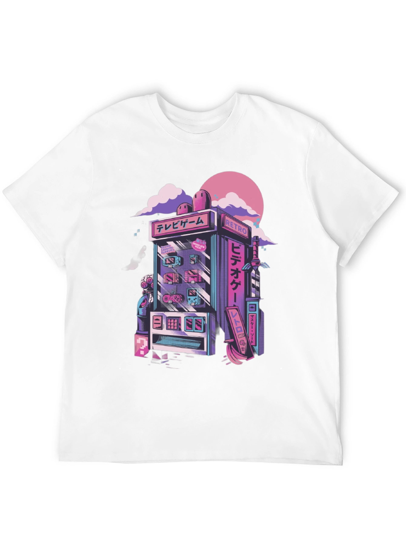 Retro Arcade T-Shirt - Gamer Style Tee