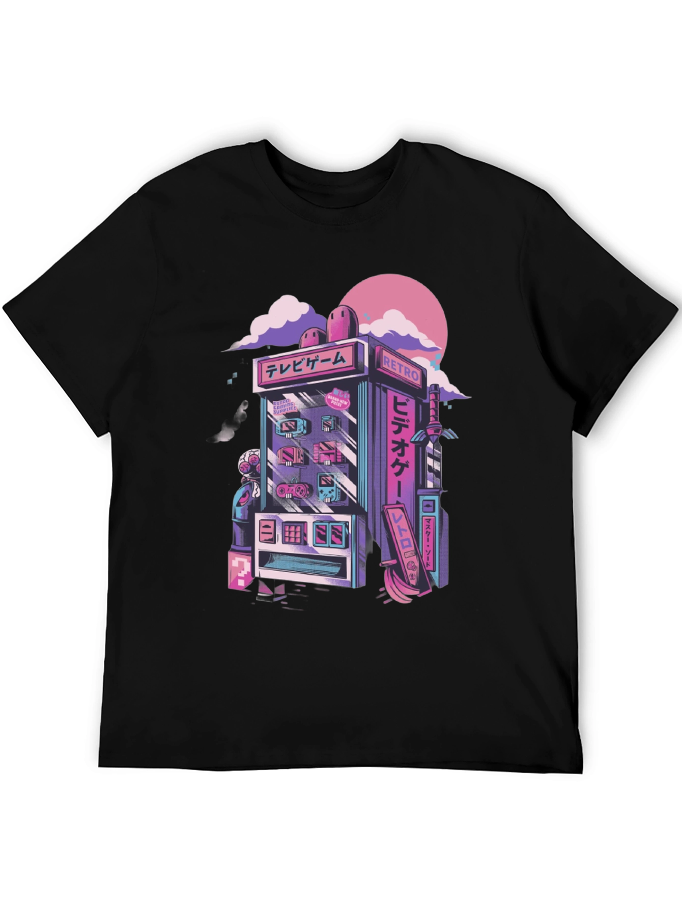 Retro Arcade T-Shirt - Gamer Style Tee