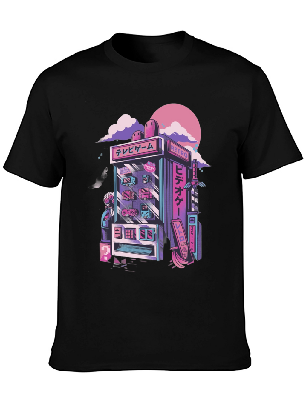Retro Arcade T-Shirt - Gamer Style Tee