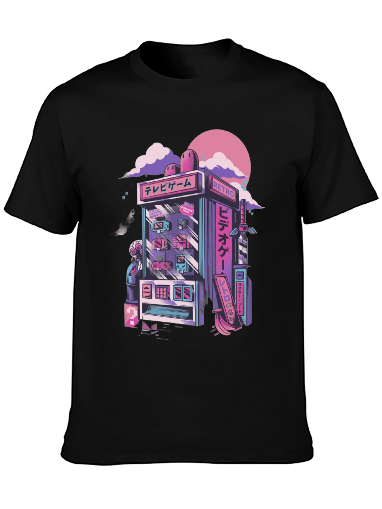 Retro Arcade T-Shirt - Gamer Style Tee