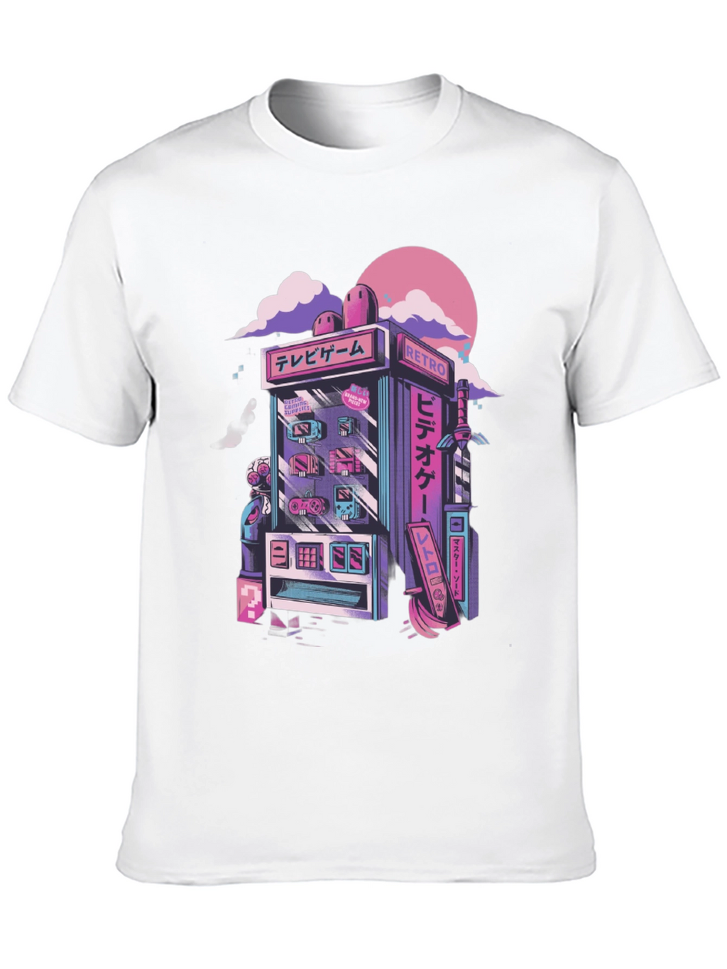 Retro Arcade T-Shirt - Gamer Style Tee