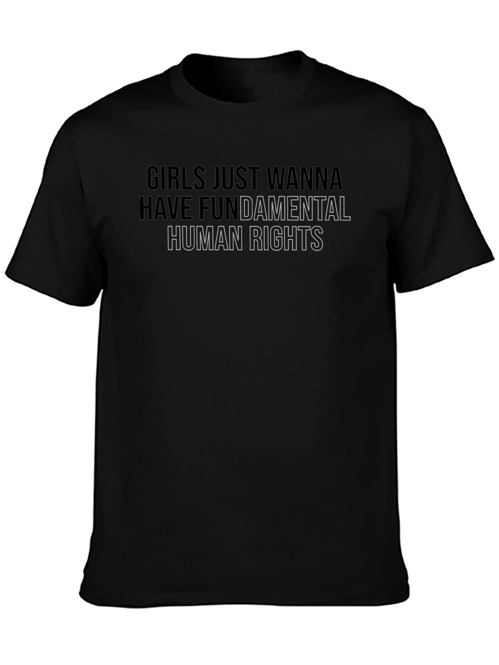 Girls Just Wanna Have Fundamental Human Rights T-Shirt