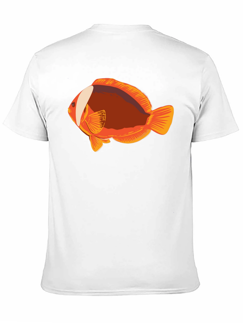 Clownfish Graphic Tee - Black Casual T-Shirt