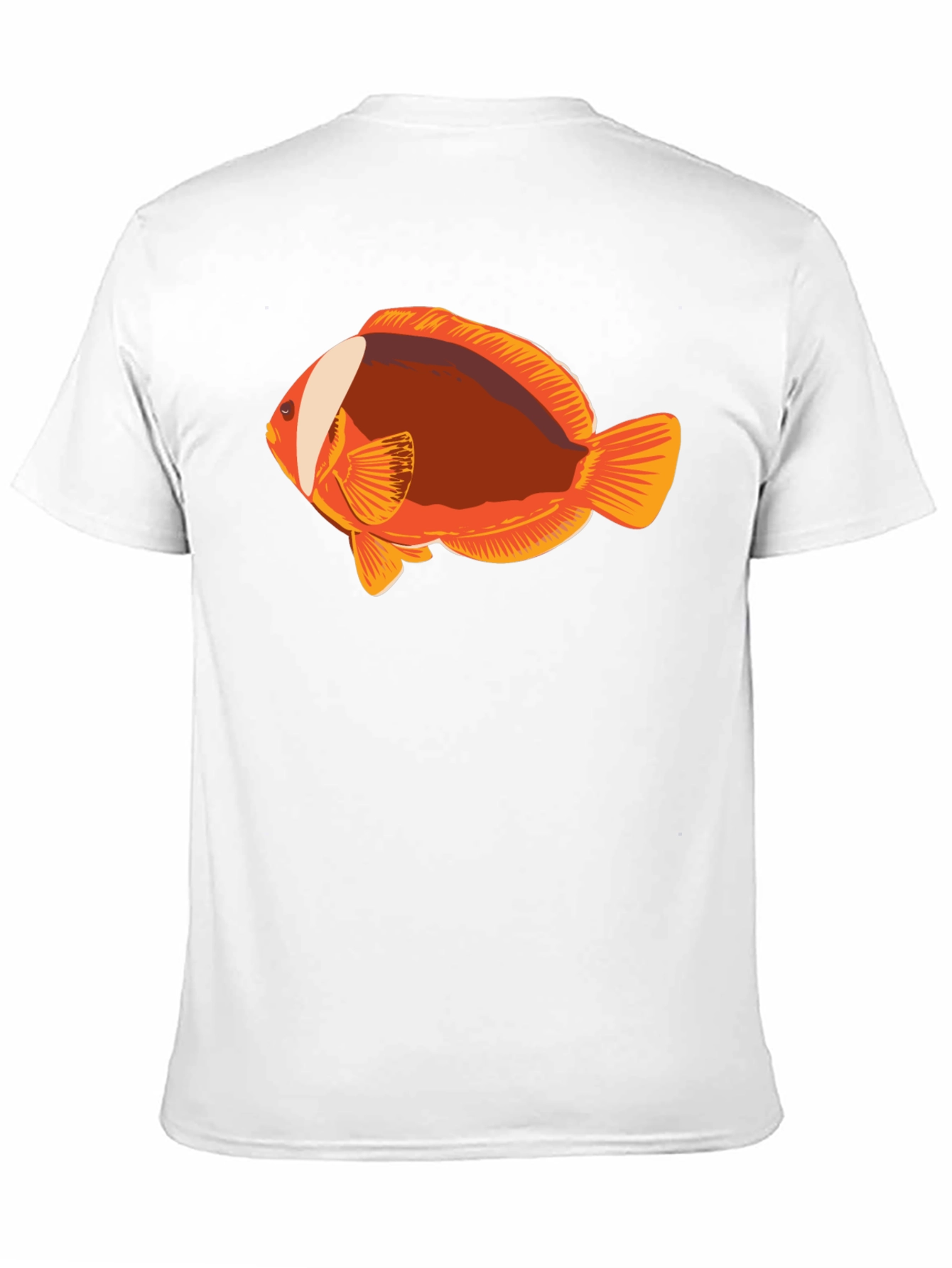 Clownfish Graphic Tee - Black Casual T-Shirt