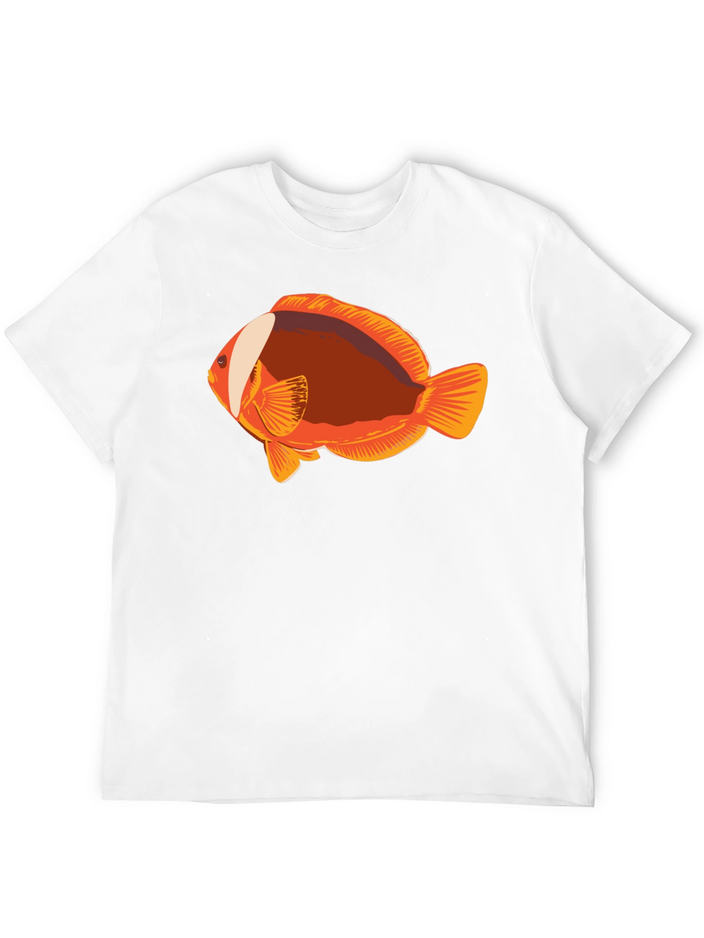 Clownfish Graphic Tee - Black Casual T-Shirt